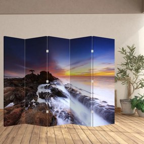Paravan - Munți în ceață (210x170 cm)