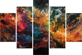 Tablou - Abstracția culorilor II. (150x105 cm)