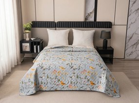 Cuvertura de pat SPRING BIRDS, colorata Dimensiune: 220 x 240 cm