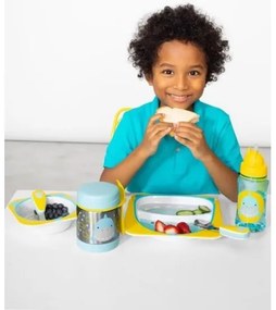 Caserolă termică cu lingură/furculiță ZOO 325 ml rechin Skip Hop