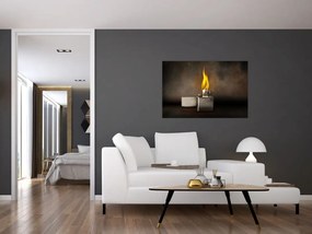 Tablou cu brichetă (90x60 cm)