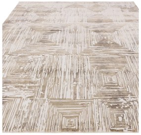Covor bej 80x150 cm Kuza Lines Beige – Asiatic Carpets