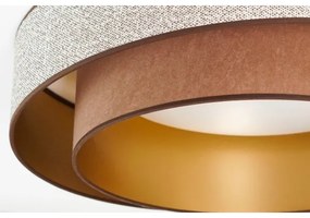 Plafonieră LED dimabilă Brilagi VEGAS SHINE LED/24W/230V d. 60 cm maro + telecomandă