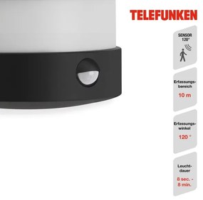 Aplică LED de exterior cu senzor Telefunken 315505TF LED/12W/230V IP44