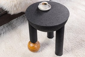 Masuta Laterala, Metal, Lemn, ABSTRACT 50cm