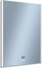 Oglinda cu iluminare Led Venti Timeled argintiu 60 cm x 80 cm