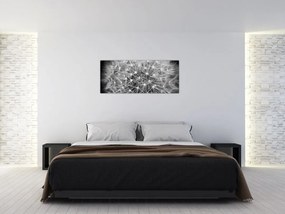Tablou păpădie gri (120x50 cm)