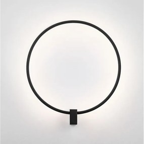 Aplica de perete circulara LED CCT CERCIO 50cm negru