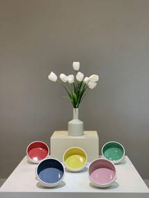 Bol COLORAT Indigo (Alb Perlat Mat Exterior, Indigo Lucios Interior)