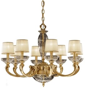 Candelabru XL cu 8 brate LUX realizat manual Ofelia