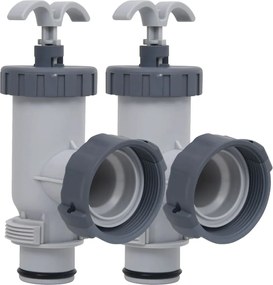 vidaXL Supape cu piston pentru piscină, 2 buc.