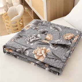 Plapuma de vara FLORVEX 140x200 cm, gri