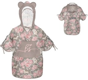 Pelerina de Ploaie pentru Copii, Poncho pentru ploaie 1,5-8 ani ,   Peony Dreamland