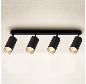 Spot pentru baie Brilagi SELE 4xGU10/30W/230V IP44 negru