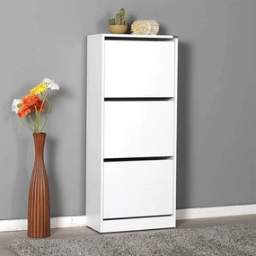Pantofar Adore, 3 compartimente, capacitate 12 perechi incaltaminte, 51x119x26 cm