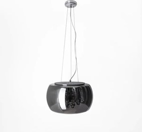Pahar de schimb pentru candelabru și plafonieră CRYSTAL, JEWEL G9, diametru 50 cm, gri fumuriu