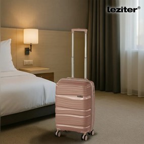TraveLux Voyager valiză de cabină cu hard top 55x40x20 cm rose gold