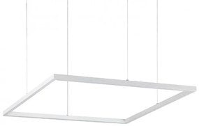 Lustra LED design modern geometric ORACLE SLIM D70 SQUARE WH 3000K