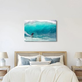 Tablou - Surfer în valuri (90x60 cm)
