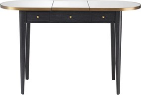 Masa de machiaj design elegant LUX Toulouse, gri carbune 114436 HZ