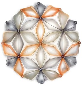 Aplica perete sau tavan design unicat realizata manual La Vie Mini Amber