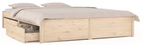 3103533 vidaXL Cadru de pat cu sertare, 200x200 cm