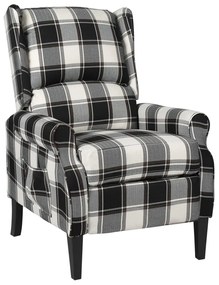 vidaXL Fotoliu rabatabil, multicolor, material textil