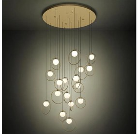 Lustră LED dimabilă pe cablu Eglo 390346 PORTOCOLOM 17xLED/3W/230V d. 78 cm