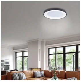 Azzardo AZ4995 SANTANA LED/80W/230V plafonieră neagră dimabilă + DO