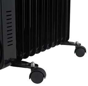 Radiator ulei OH120BL3 cu termostat si display LED, 2500W negru