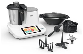 Robot de bucătărie alb/argintiu Click and Cook – Tefal