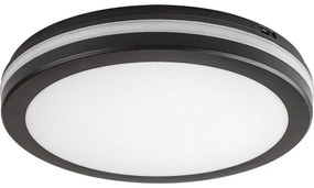 Rabalux 77035 - Plafonieră LED pentru baie INDRE, 28W, 230V, IP54, negru