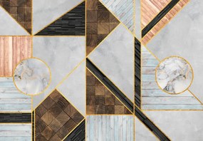 Fototapet - Colaj de materiale 5 (147x102 cm)