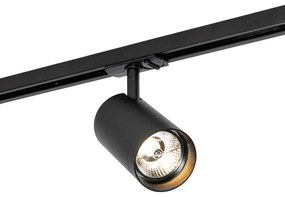 Spotlight modern negru pentru sistem de șine monofazat 70mm - Iconic Jeana Luxe