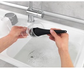 WENKO 3620127800 - Set de curățare EMPIRE 11x19 cm, negru/argintiu