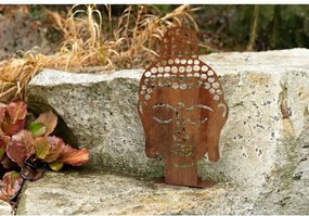 Decorație de grădină Buddha 50 x 30 cm, cortenCORGARDEN 1061