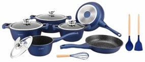 Set de oale si tigai 10 piese cu manere detasabile Blue