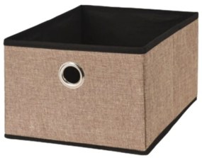 Cutie depozitare, deschisă, culoarea maro, 32x25x8 cm, Storage Solutions