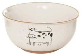 Castron din ceramică Orion FERMĂ cow,  13,5 cm