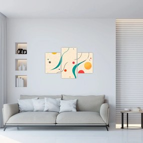 Tablou - Ilustrație colorată minimalistă (90x60 cm)
