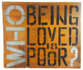 Tablou cu text Motivation, 22x19cm