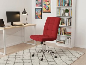 Scaun de birou VELVET Q-020 bordeaux