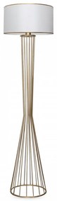Lampa de Podea AYD-3077, Soclu E27, Max. 60W, Culoare Alb / Auriu