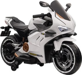 Motocicleta Electrica cu Acumulator Pentru Copii NOVOKIDS™ Super Rider GP , 12V ,3-7 ani ,Max 30 kg , Cu Sunete si Lumini LED ,USB si Bluetooth ,Roti