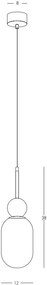 Pendul design decorativ modern MARBLE alb