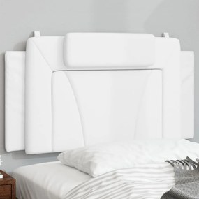 374775 vidaXL Pernă pentru tăblie pat, alb, 100 cm, piele artificială