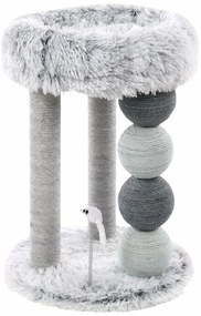Flamingo Scărpinătoare pentru pisici DUCHESS, 61,5cm, gri/alb