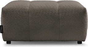 Taburet maro cu tapițerie din țesătură bouclé Roxelane – Bobochic Paris