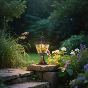 Lămpă de exterior vintage auriu antic 45 cm - Antigua