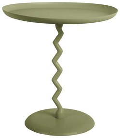 Măsuță auxiliară rotundă din metal ø 40 cm Zig Zag – Leitmotiv